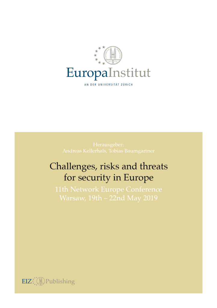 Challenges, Risks And Threats For Security In Europe – Buch & Netz