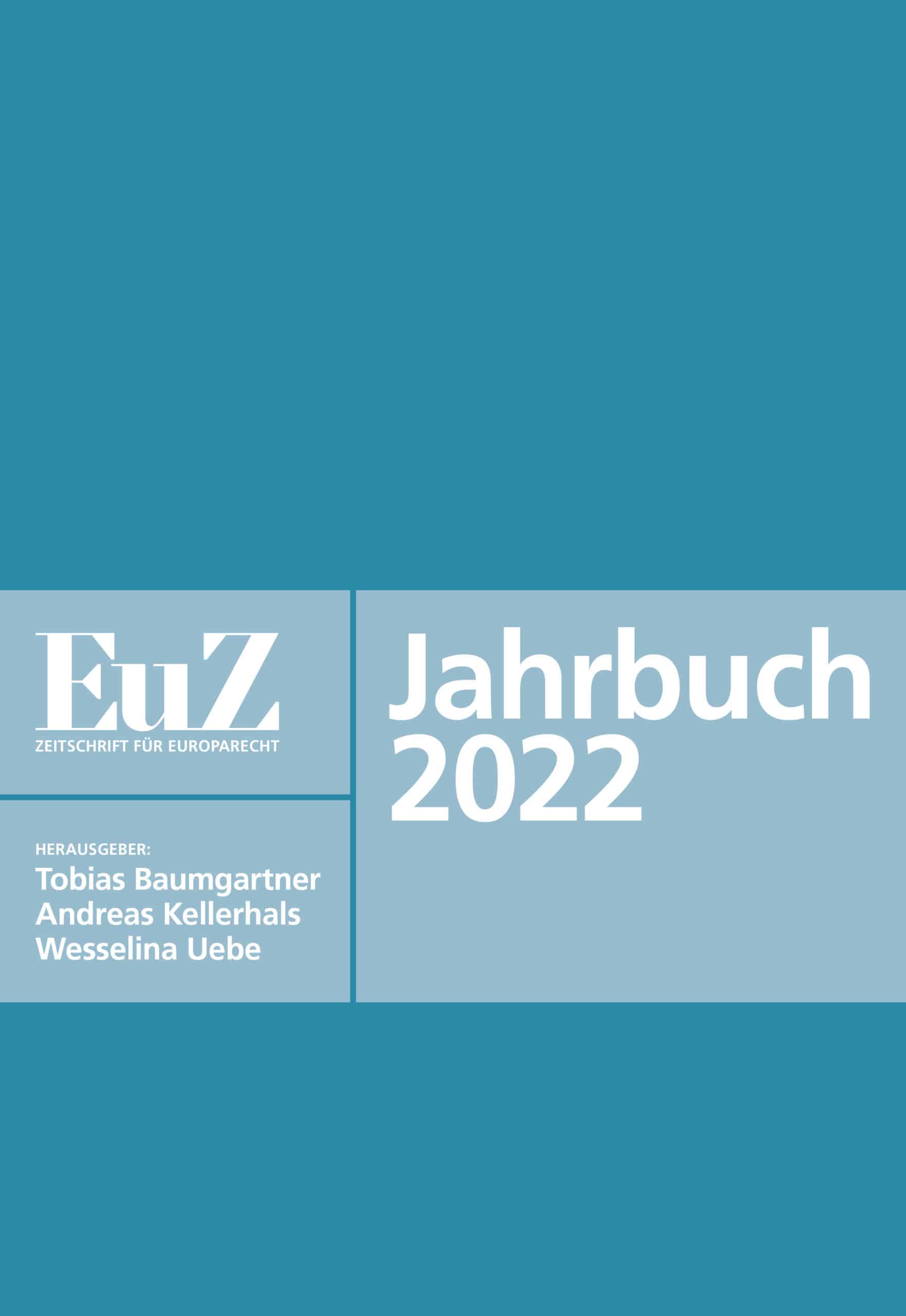 EuZ – Zeitschrift für Europarecht – Jahrbuch 2022